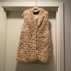 dylan Pink Furry Vest